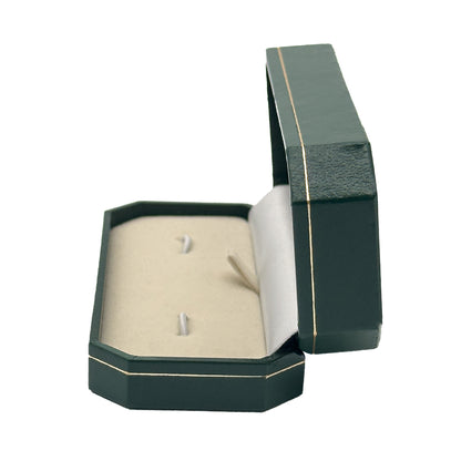 Mystique | Vintage Leatherette Cufflink Case with Gold Tooling (Pack of 12)
