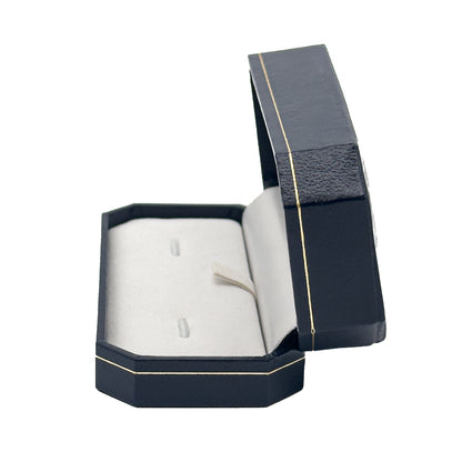 Mystique | Vintage Leatherette Cufflink Case with Gold Tooling (Pack of 12)