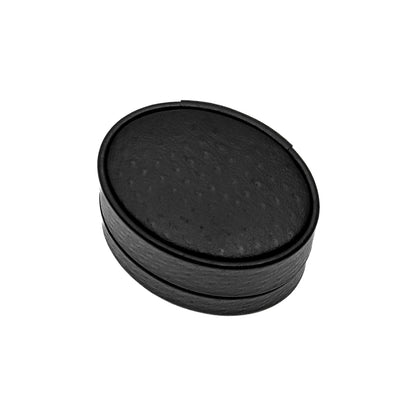 Napoli | Baroque-Inspired Black Oval Ring Case (Pack of 24)