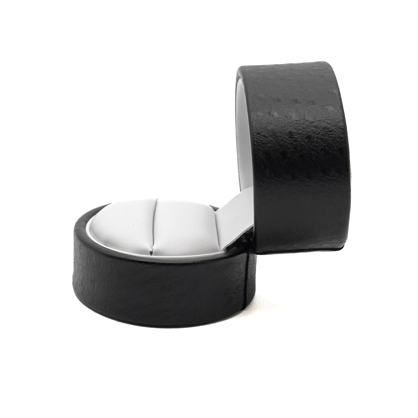 Napoli | Baroque-Inspired Black Oval Ring Case (Pack of 24)