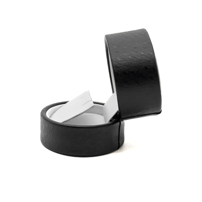 Napoli | Baroque-Inspired Black Oval Stud Earring Case (Pack of 24)