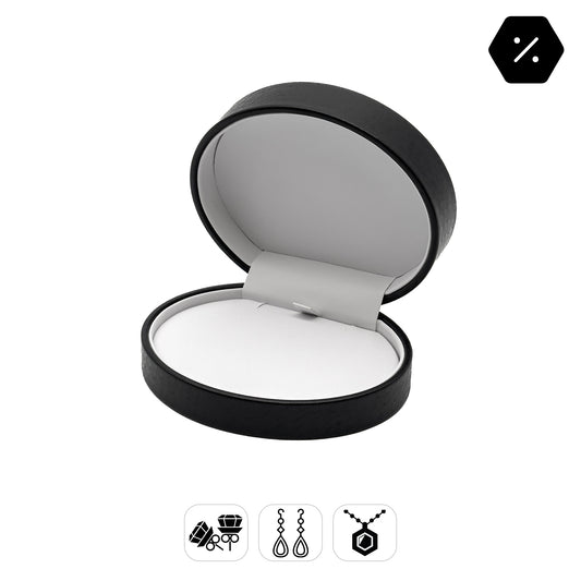 Napoli | Baroque-Inspired Black Oval Universal Case (Pack of 24)