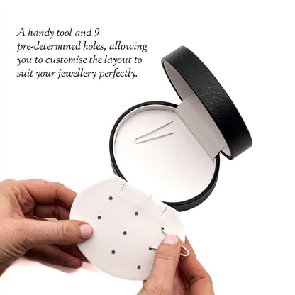 Napoli | Baroque-Inspired Black Oval Universal Case (Pack of 24)