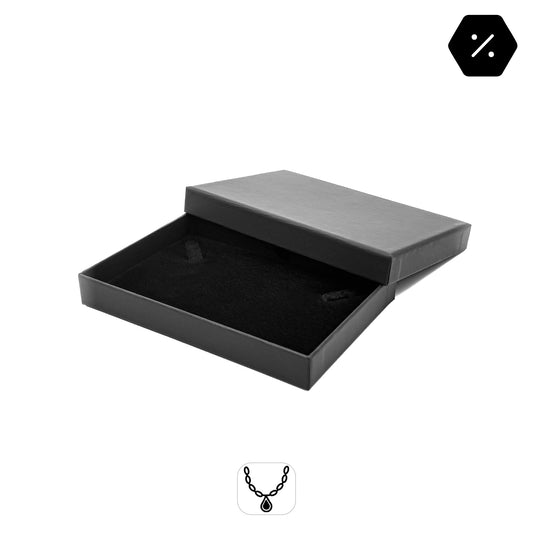 Prague | Laminated Soft-Touch Card Necklace Box / Velveteen Interior (Pack of 10)