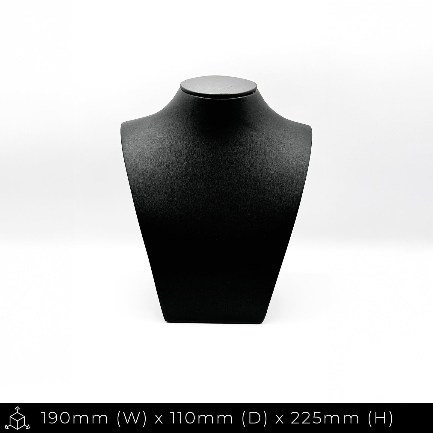 Neck Display Bust for Collars and Necklaces | 3 Sizes of Black / White