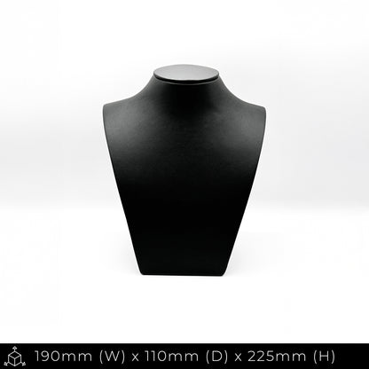 Neck Display Bust for Collars and Necklaces | 3 Sizes of Black / White