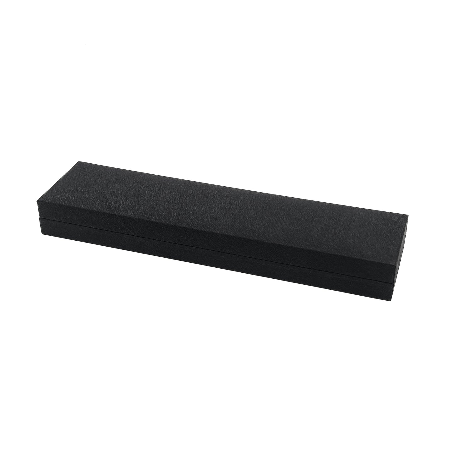 Nuance | Minimalist Deep Black Grained Leatherette Bracelet Case (Pack of 12)
