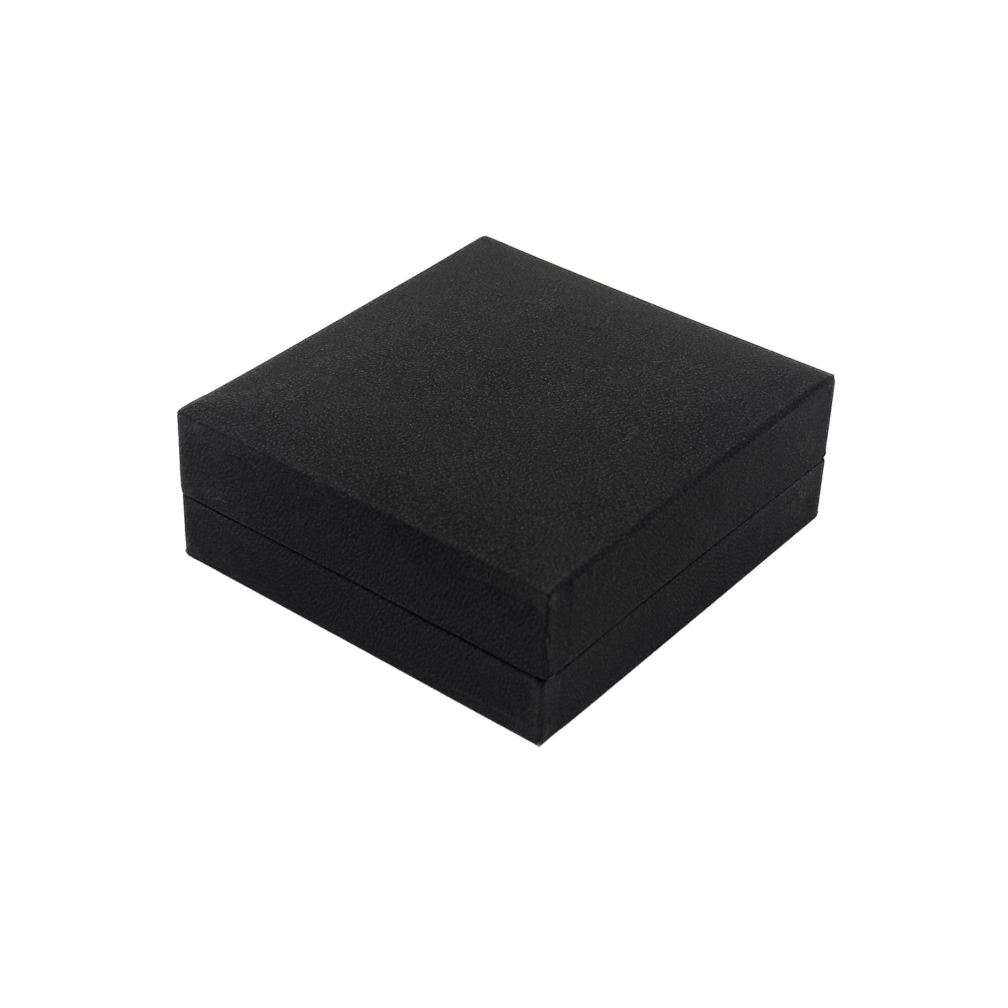 Nuance | Minimalist Deep Black Grained Leatherette Pendant / Universal Case (Pack of 12)