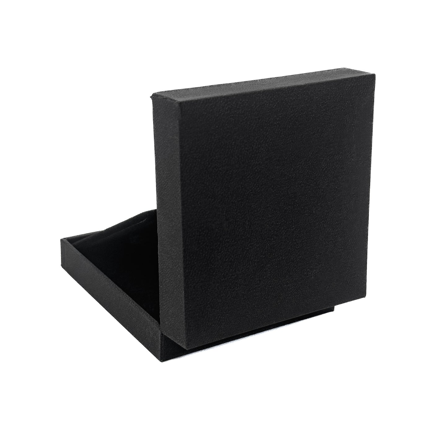 Nuance | Minimalist Deep Black Grained Leatherette Pendant / Universal Case (Pack of 12)