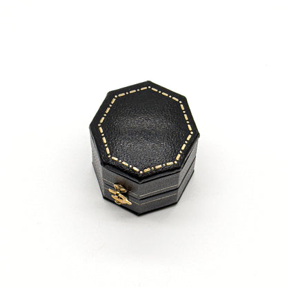Venice | Classic Octagonal-Shaped Ring Case with Gold Clasp (Pack of 6)