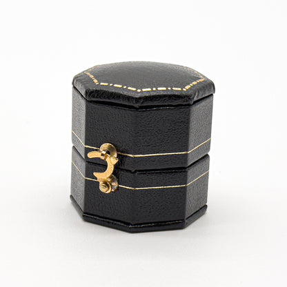 Venice | Classic Octagonal-Shaped Ring Case with Gold Clasp (Pack of 6)