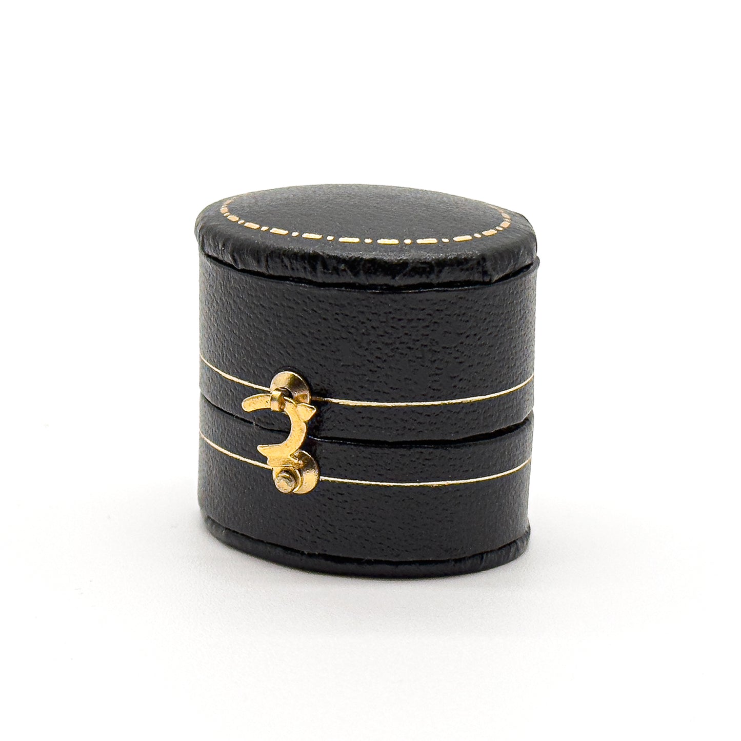 Venice | Classic Oval-Shaped Ring Case with Gold Clasp (Pack of 6)