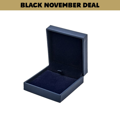 Oxford Flat Earring / Pendant | Premium Soft-Touch Case with Suede Interior (Pack of 12)