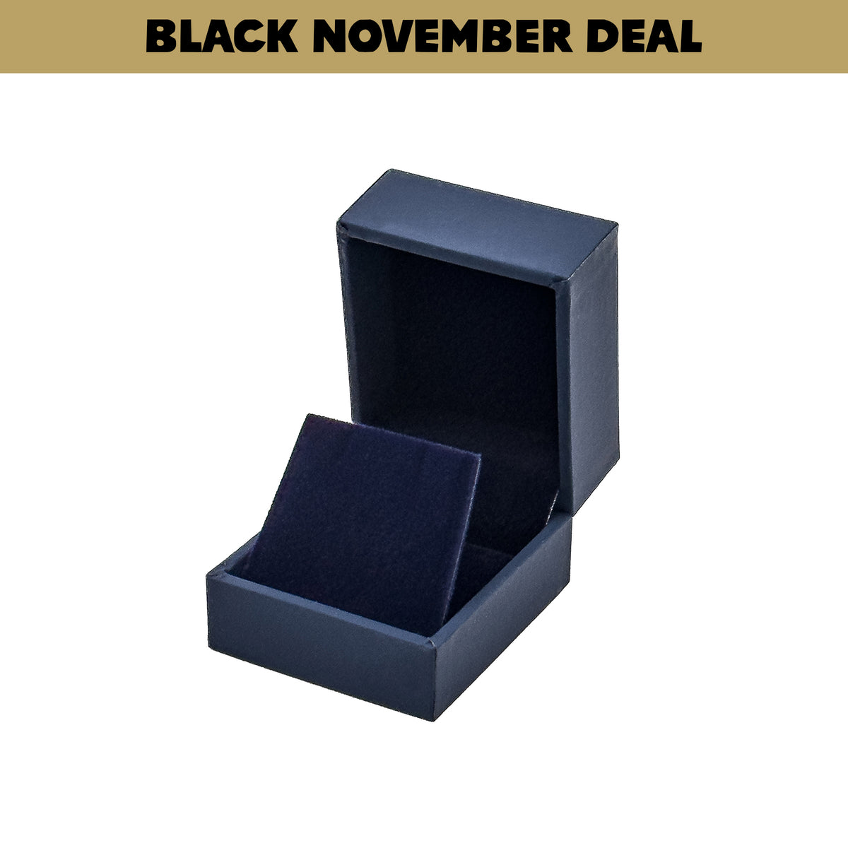 Oxford Stud Earring | Premium Soft-Touch Case with Suede Interior (Pack of 20)