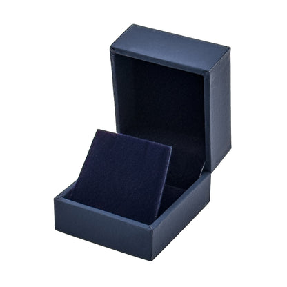 Oxford Stud Earring | Premium Soft-Touch Case with Suede Interior (Pack of 20)