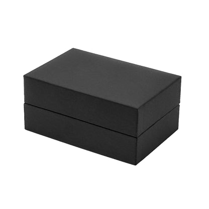 Oxford Cufflink | Premium Soft-Touch Case with Suede Interior (Pack of 10)