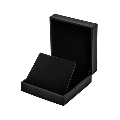 Oxford Drop Earring / Pendant | Premium Soft-Touch Case with Suede Interior (Pack of 12)