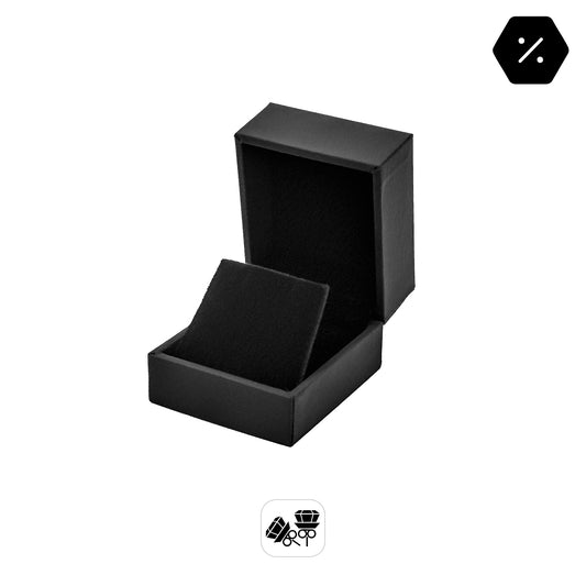 Oxford Stud Earring | Premium Soft-Touch Case with Suede Interior (Pack of 20)