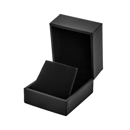 Oxford Stud Earring | Premium Soft-Touch Case with Suede Interior (Pack of 20)