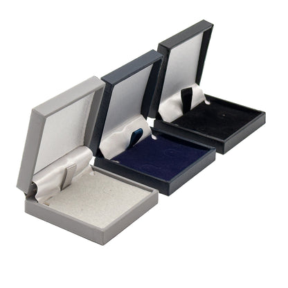 Panama Postal | 17mm Ultra-Slim Drop Earring Case with Classic Leatherette Finish (Pack of 10)