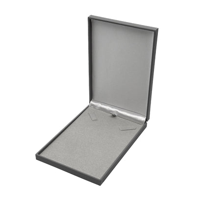 Panama Postal | Ultra-Slim Portrait Necklace Case with Classic Leatherette Finish (Pack of 10)