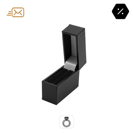Panama Postal | Ultra-Slim Ring Case with Classic Leatherette Finish (Pack of 10)