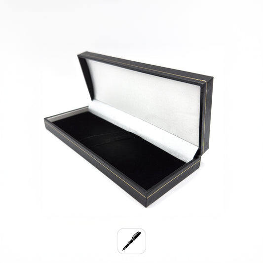 Modish | Black Leatherette Pen Case (Pack of 6)