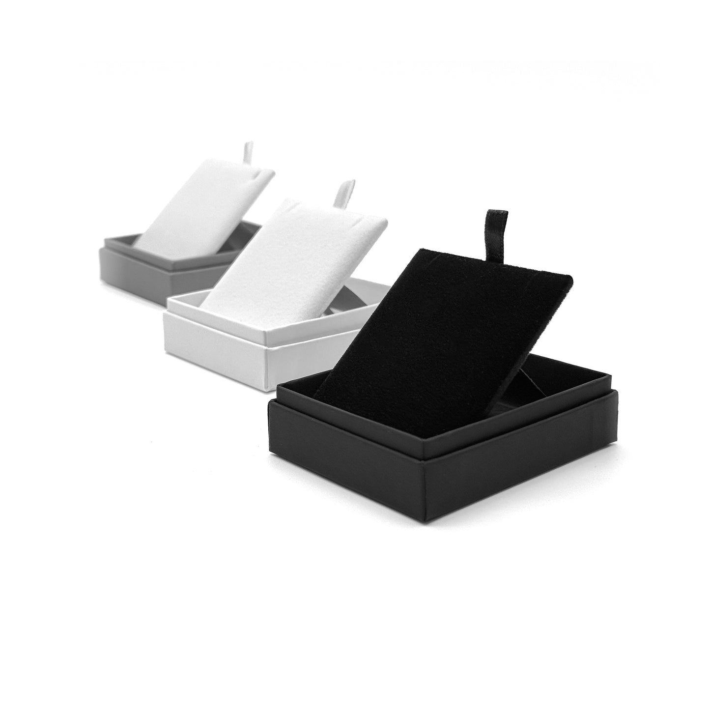 Prague | Laminated Soft-Touch Card Pendant Box / Velveteen Interior (Pack of 10)