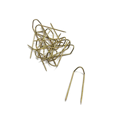U-Pins | Gilt & Nickel Jewellery Fixings | Jewellers' Essentials (Pack of 100)