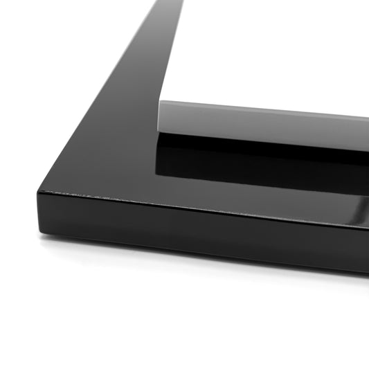 Impressions | Display Podium to Elevate Your Jewellery Presentation | Lacquered Wood Black & White