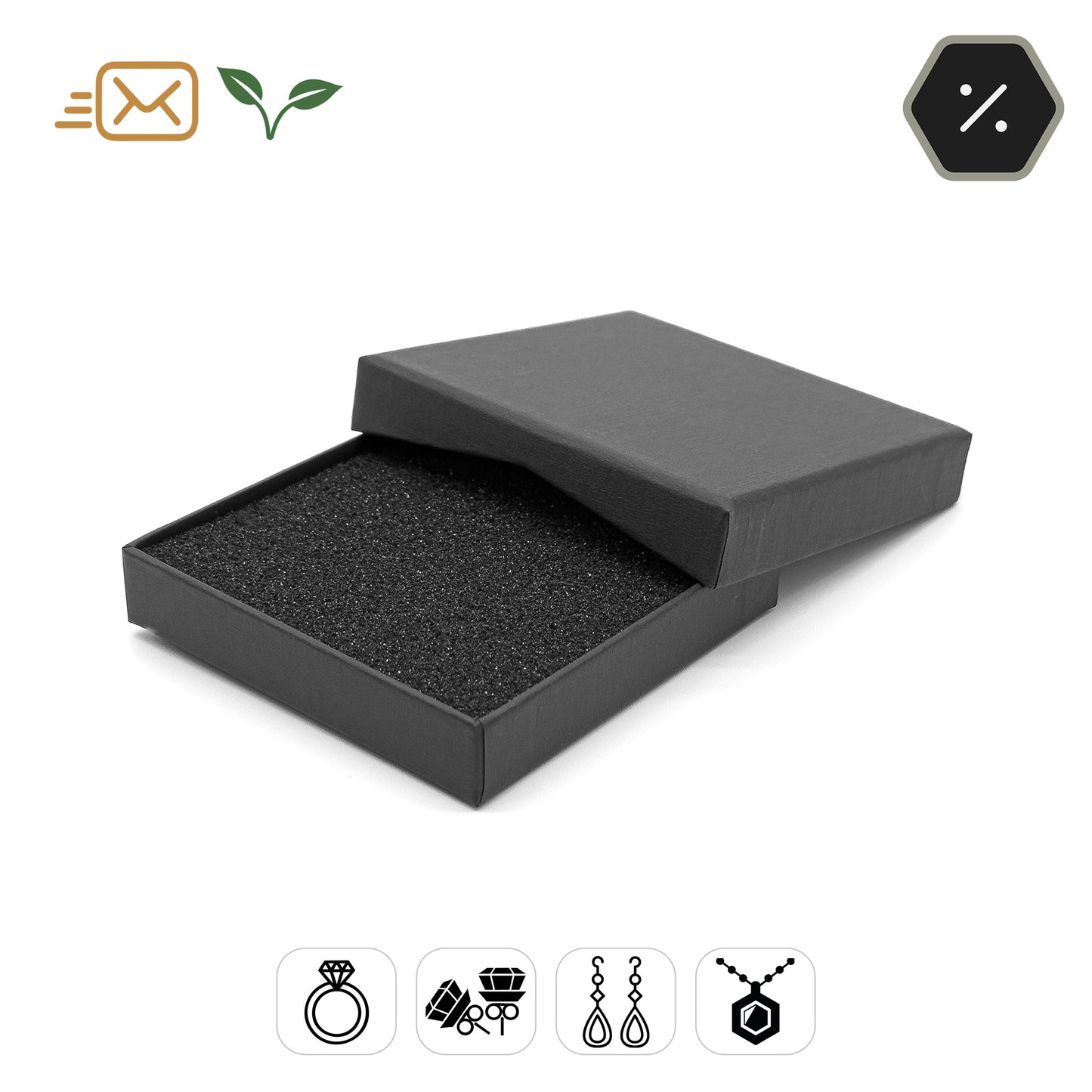 Premium Postal | Eco-Friendly Universal Box, Medium 80x80mm (Pack of 50)