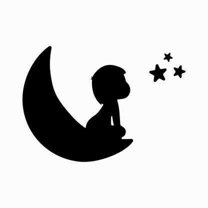 Baby Shower Moon & Stars Gift Box / Bag (Pack of 10)