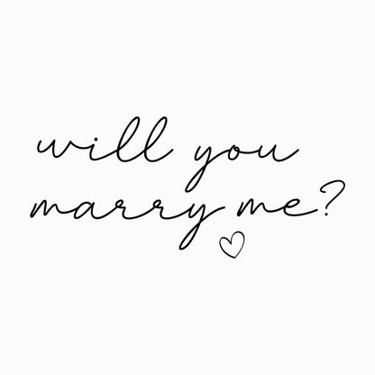 "Will You Marry Me?" Premium Ring Cases (Pack of 6)