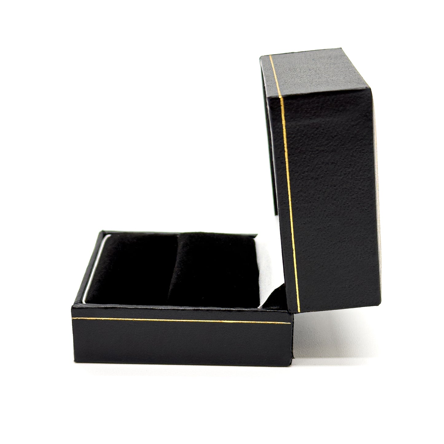 Milano Gold | Leatherette Ring Case - Gold Profiling (Pack of 12)