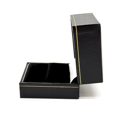 Milano Gold | Leatherette Ring Case - Gold Profiling (Pack of 12)