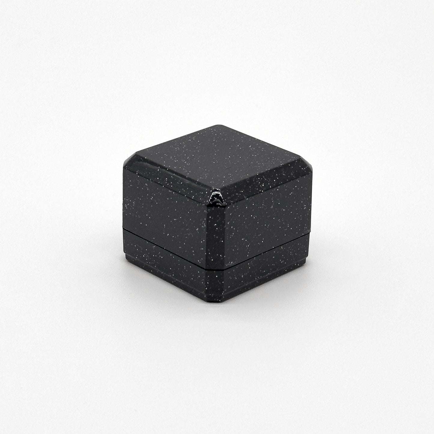 Sparkle | Glittered Plastic Ring Box (Pack of 48)