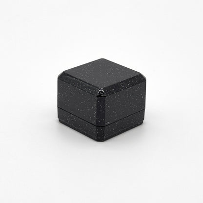 Sparkle | Glittered Plastic Ring Box (Pack of 48)