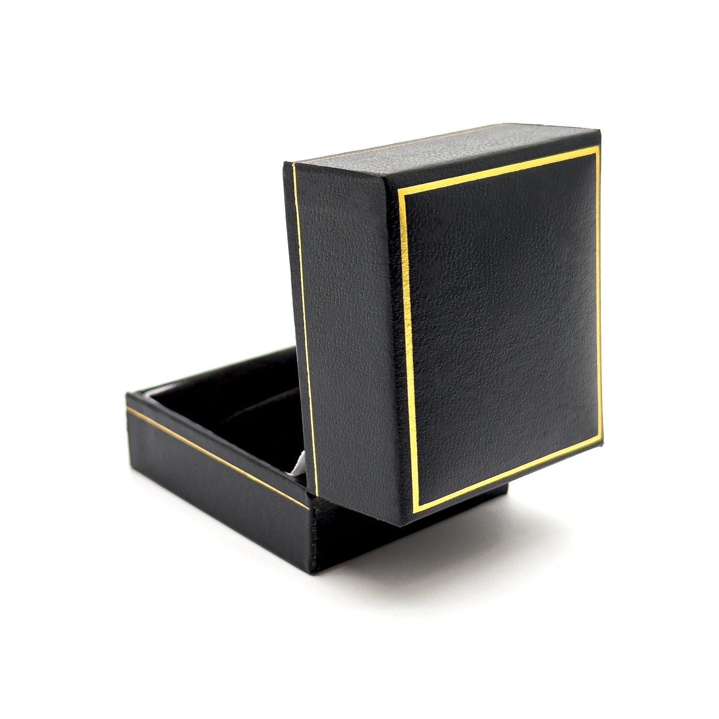 Milano Gold | Leatherette Ring Case - Gold Profiling (Pack of 12)
