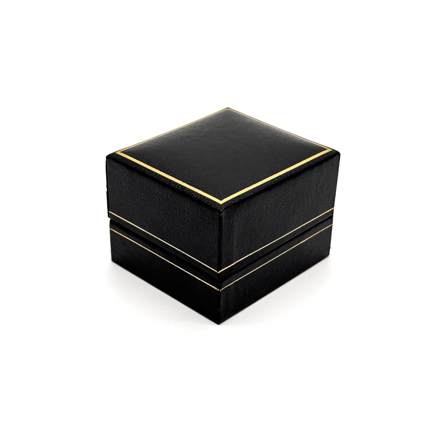 Milano Gold | Leatherette Ring Case - Gold Profiling (Pack of 12)