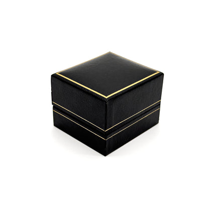 Milano Gold | Leatherette Ring Case - Gold Profiling (Pack of 12)