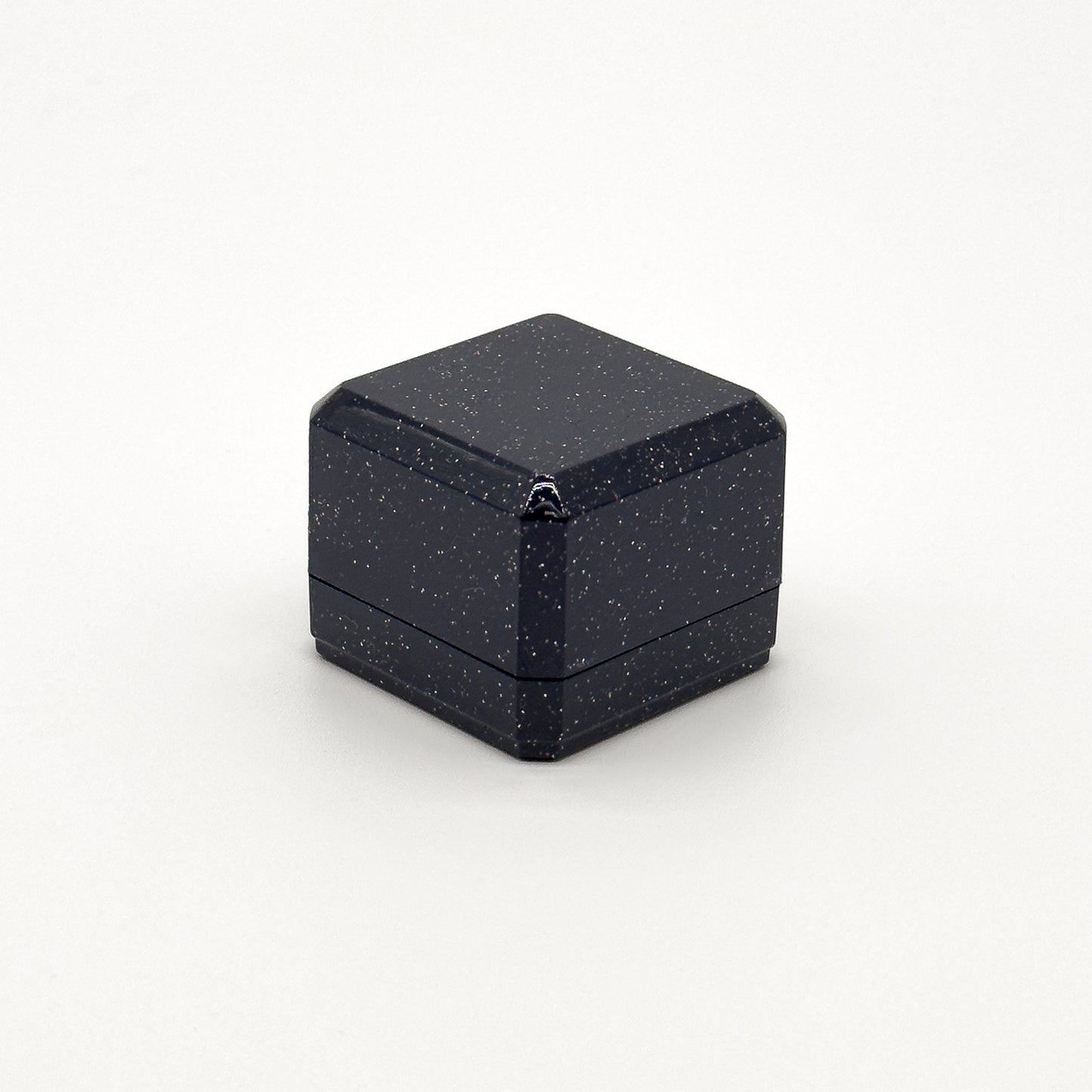 Sparkle | Glittered Plastic Ring Box (Pack of 48)