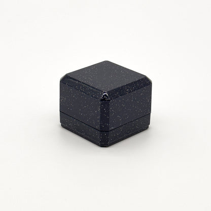 Sparkle | Glittered Plastic Ring Box (Pack of 48)