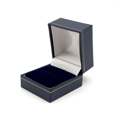 Milano Gold | Leatherette Ring Case - Gold Profiling (Pack of 12)