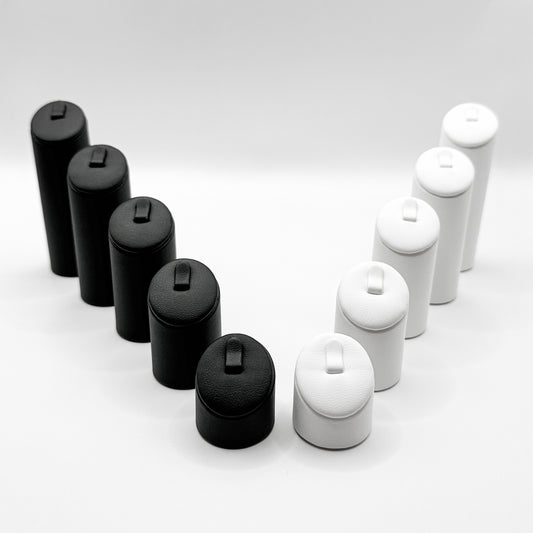 Ring Column Display | Set of 5 Black / White