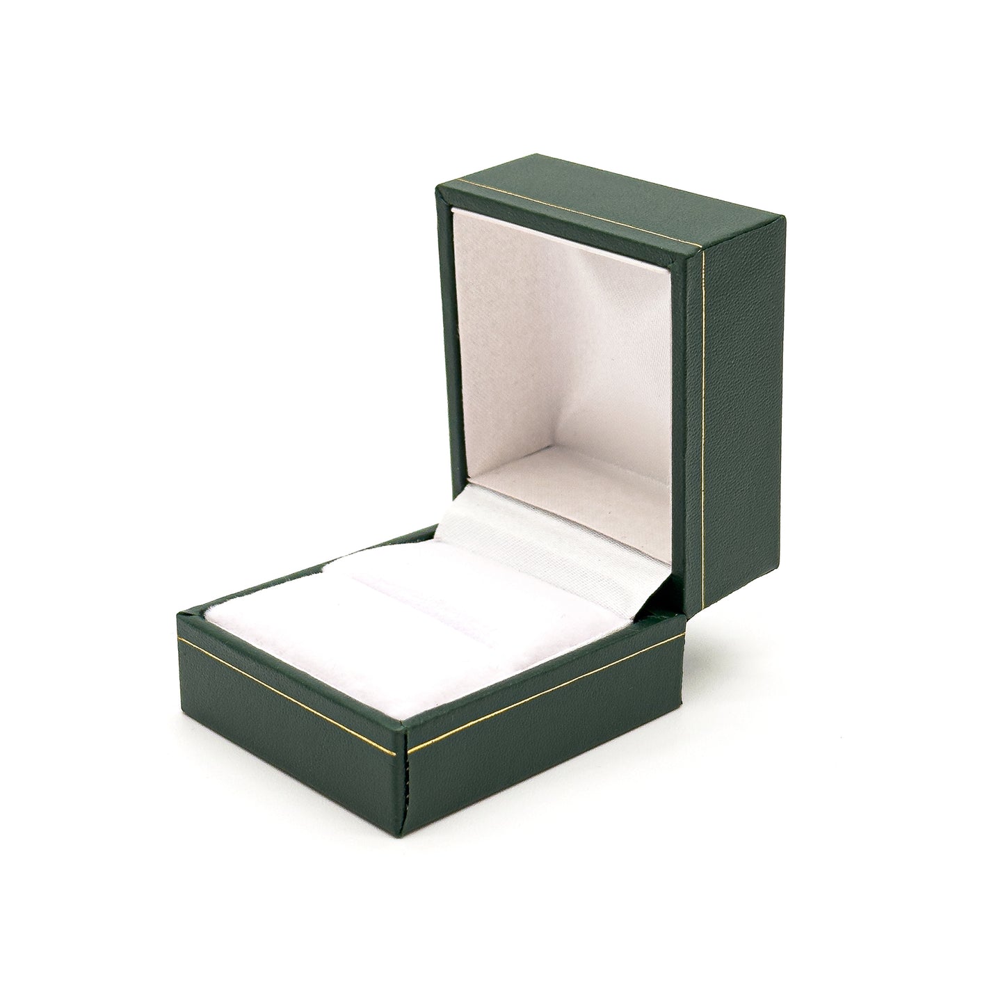 Milano Gold | Leatherette Ring Case - Gold Profiling (Pack of 12)