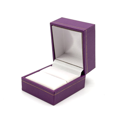 Milano Gold | Leatherette Ring Case - Gold Profiling (Pack of 12)