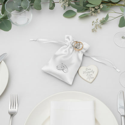 Satin Pouches | Affordable Wedding Rings, Gifts & Favours | 100% Recyclable (Pack of 50)