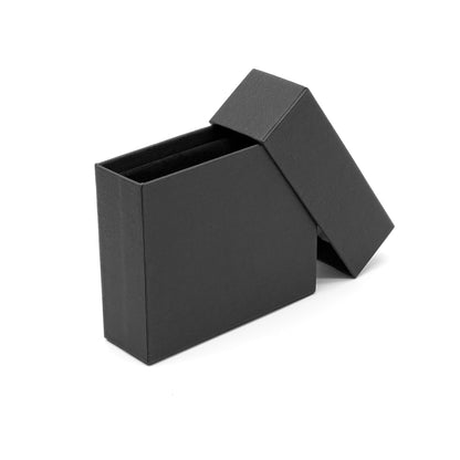 Seattle | Eco Paperboard Thin Bangle Box, Charcoal Black (Pack of 20)