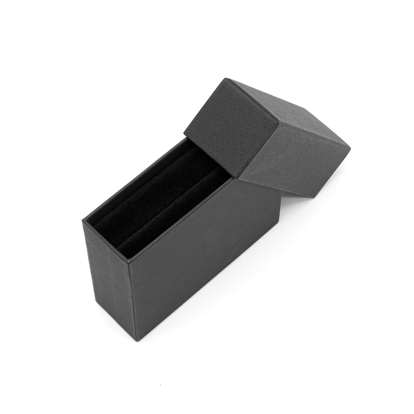 Seattle | Eco Paperboard Thin Bangle Box, Charcoal Black (Pack of 20)