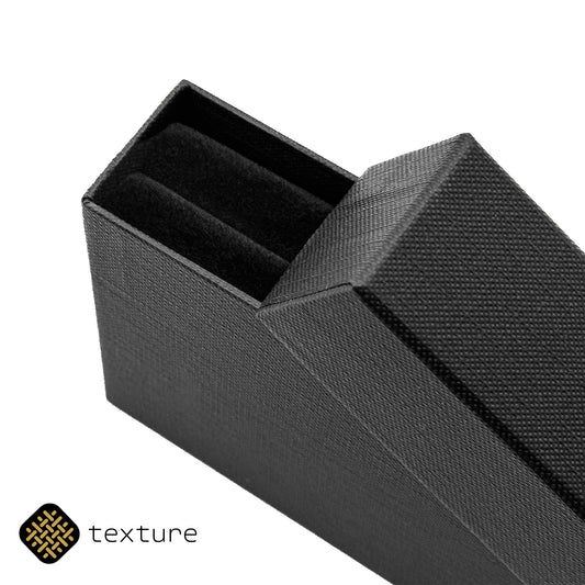 Seattle | Affordable Eco-Friendly Bangle Box - Charcoal Black (Pack of 20)